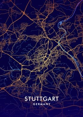 Stuttgart Map