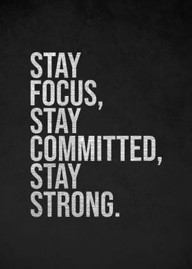 Focus Committed Strong