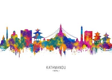 Kathmandu Nepal Skyline