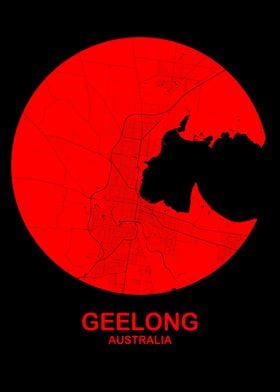 Geelong Red Circle Map