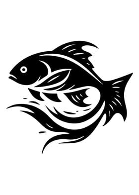 Fish Stencil Design