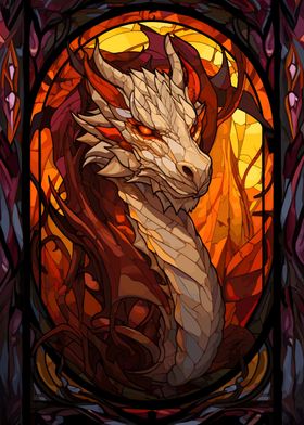 Stained Glass Dragon