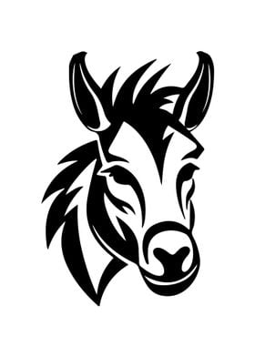 Horse Stencil Design