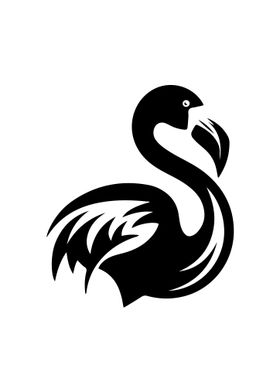 Swan Stencil Design