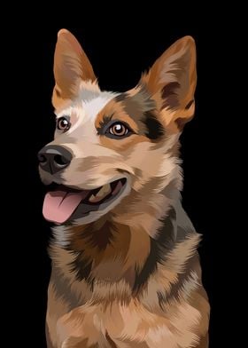 dog cute illustration