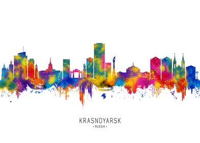 Krasnoyarsk Russia Skyline