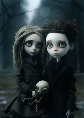 Goth couple