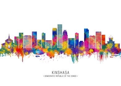 Kinshasa DR Congo Skyline