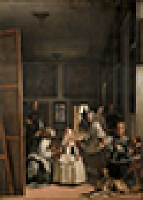 Las Meninas Pixeleadas