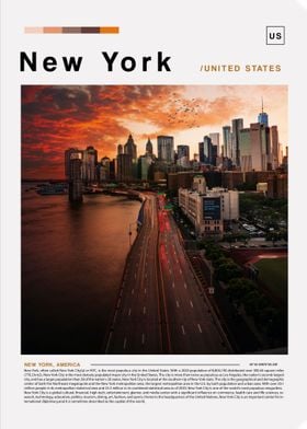 New york Poster Landscape