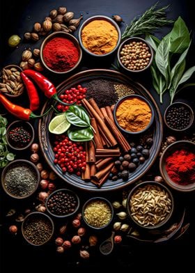 Spices Food and Kitchen