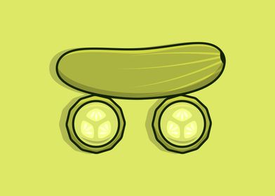 cucumber Slice vector