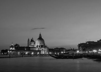 Sunset Basilica In Venice