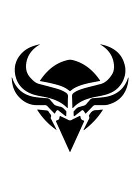 Bull Stencil Design