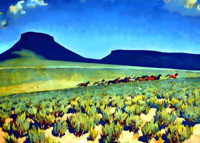 Wild Horse Country Nevada