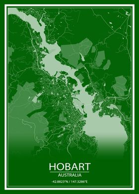 Hobart Australia Green Map