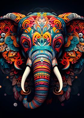 Mandala  Elephant 01