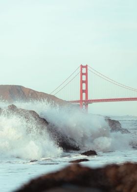 Waves and the Golden Gate