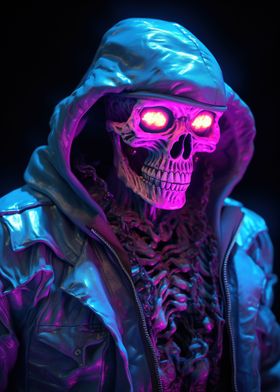 Glowing Skeleton