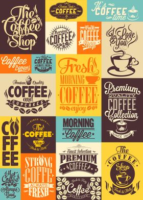 Coffee Retro Vintage Art