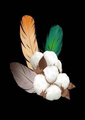 Cotton and feathers