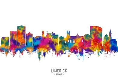 Limerick Ireland Skyline