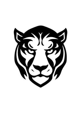 Tiger Stencil Design