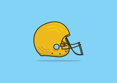 American Football Helmet