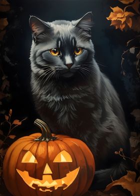 Halloween Black Cat