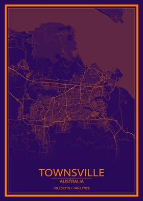 Townsville Purple City Map