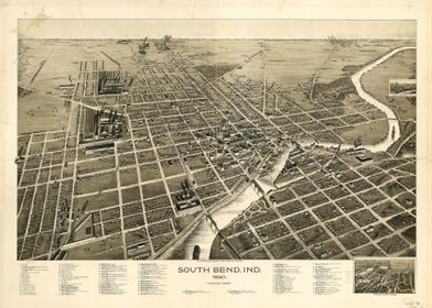 South Bend Indiana 1890