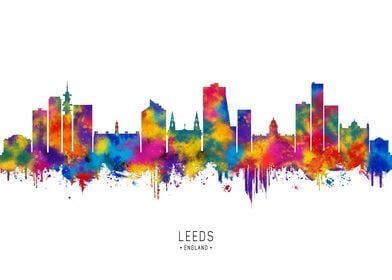 Leeds England Skyline