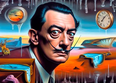 SALVADOR DALI PORTRAIT