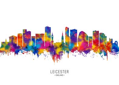 Leicester England Skyline