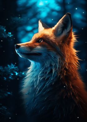 Red Fox in Forest