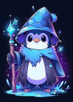 Penguin Wizard Magic