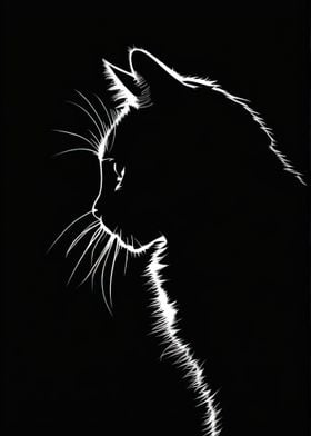 black cat light