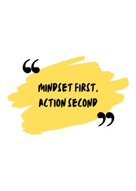 MINDSET FIRTS ACTION SECON