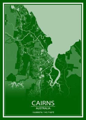 Cairns Australia Green Map