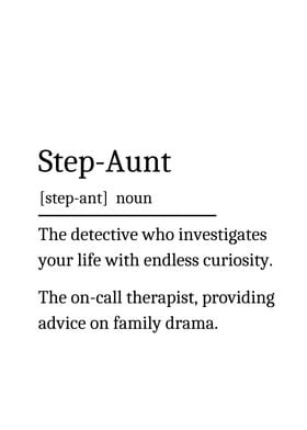 Step Aunt Definition
