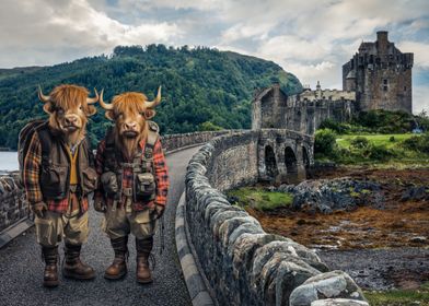 Highland Cow Tourists 