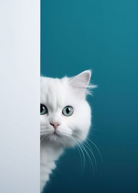 Cute White Cat Animals