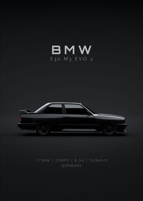 1988 BMW M3 E30 Evo2