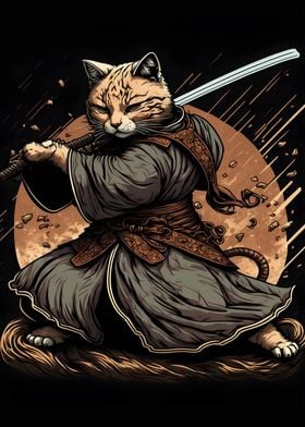 Samurai Cat