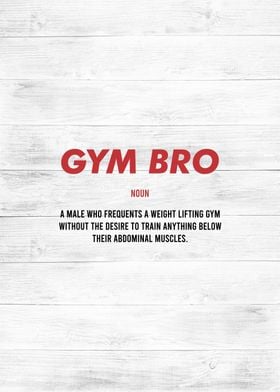 gym bro