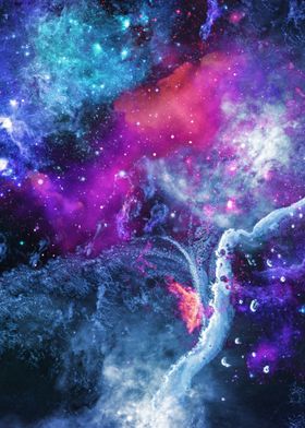 Space Colors Nebula