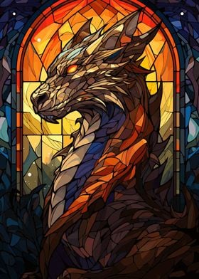 StainedGlass Dragon