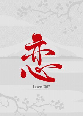 Love Ai Kanji Style