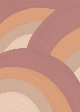 Abstract Pastel Earthy