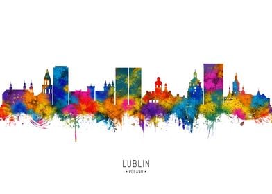 Lublin Poland Skyline